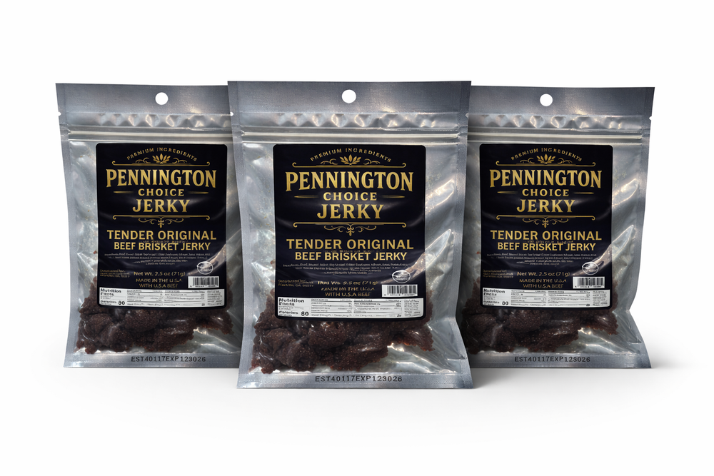 Build your own Pennington Jerky three-bag box